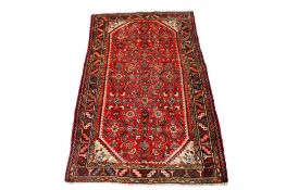 A vintage Persian rug.