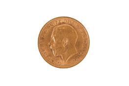 1911 half sovereign coin.