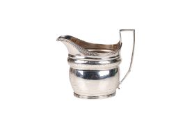 A Georgian silver milk jug.