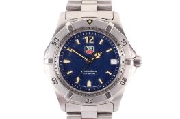 A Tag Heuer Professional 200m gentleman's wristwatch. Model WK1113, serial no.