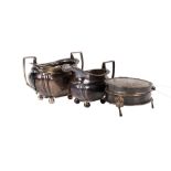 Three early 20th century silver items.