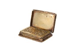 A Georgian/Victorian gilt silver vinaigrette.