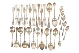 Sterling silver forks and spoons 1.