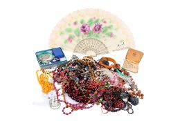 A collection of costume jewellery.
