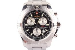 A Breitling Colt Chronometer stainless steel bracelet wristwatch.