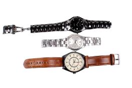 Three gentlemen's wristwatches.