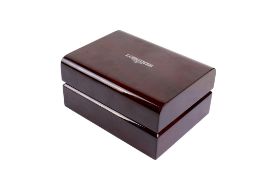 A Longines watch box.
