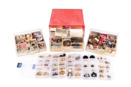 A quantity of assorted earrings. Various materials and designs, mostly clips.