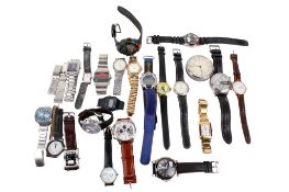 A collection of gentlemen's watches.