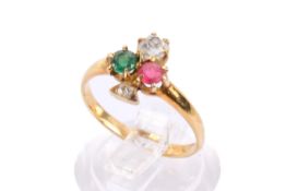 A Victorian trilogy ring.