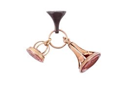 Three Georgian fob seals.