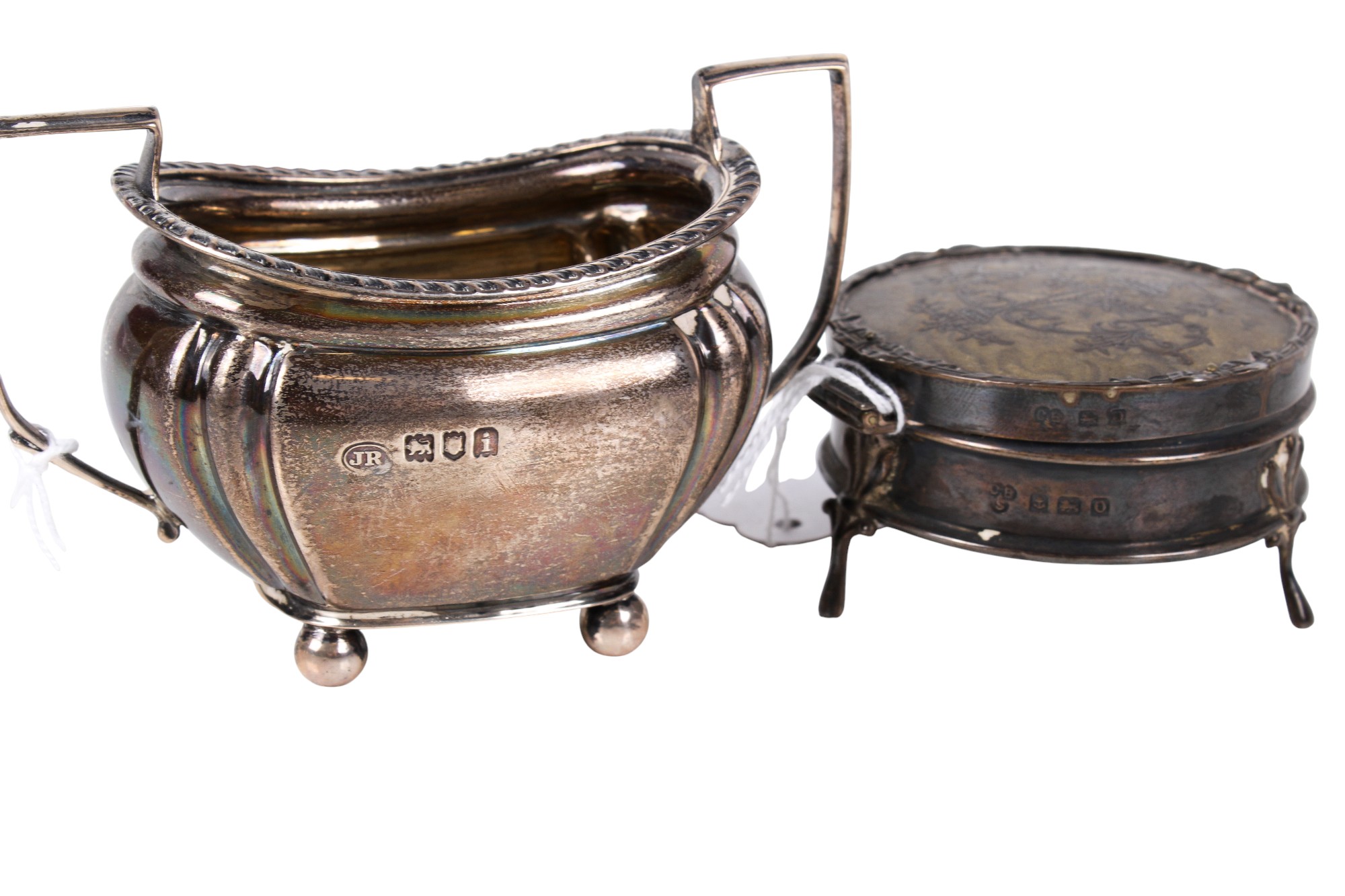 Three early 20th century silver items. - Image 3 of 3