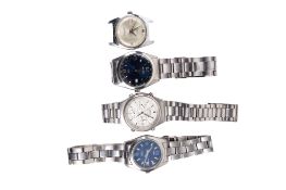 Four gentlemen's wristwatches.