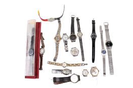 A collection of wristwatches.