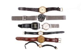 A collection of gentlemen's wristwatches.