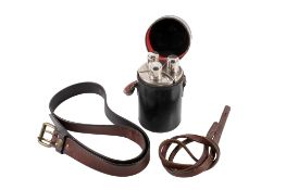 An assortment of hunting equipment.