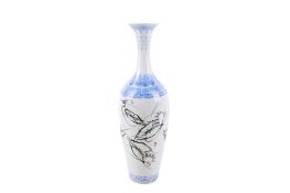 A 20th century Chinese egg shell vase.