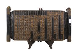 A Korean woodblock.