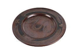 Ray Finch (British 1914-2012) for Winchcombe Pottery stoneware dish.