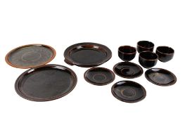 A selection of Winchcombe Pottery stoneware.