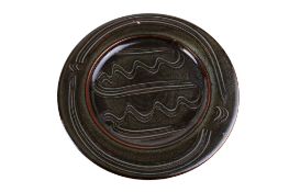 Ray Finch (British 1914-2012) for Winchcombe Pottery stoneware dish.