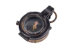 A World War period ER Watts & Son Mk IX marching compass.