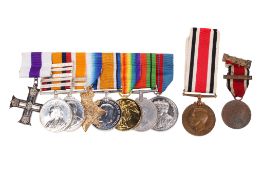 A collection of replacement WWI medals for Captain Thomas Yalden,