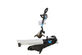 Two electric garden tools.