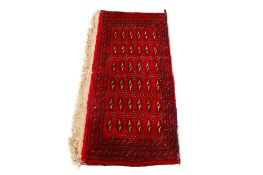 A vintage Persian rug.