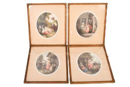 After William Hamilton (1751 -1801) - Set of four 'Morning Noon Evening and Night'.