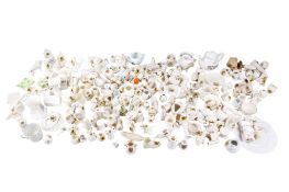 A large collection of assorted crested china, mainly Clevedon.