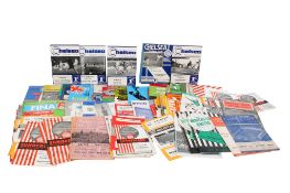 A collection of 1960s football programmes.