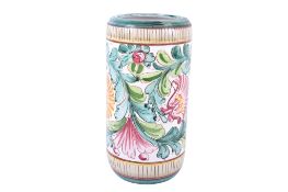 Italian pottery umbrella or stick stand.