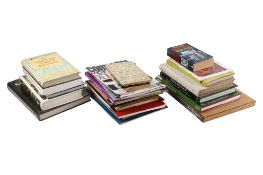 A collection of assorted books on architecture, Chinese art, etc.