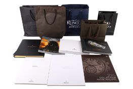 A collection of fine wristwatch catalogues from 2014/2015.