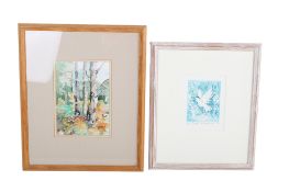 Two Belinda Fitzwilliams (20th century) artworks.