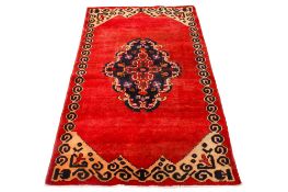 A vintage Persian rug.