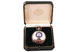 An early 20th century Hebdomas 8 day pocket watch.