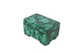 A malachite covered ring box.