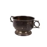 A 1937 coronation twin-handled silver cup.