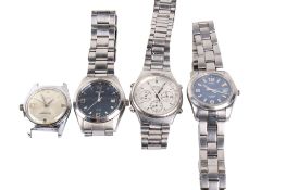 Four gentlemen's wristwatches.