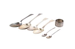 An assortment of Victorian and later silver and silver plate.