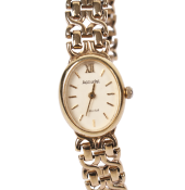 A lady's 9ct gold Accurist wristwatch.