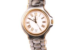 A modern Dunhill bi-colour stainless steel wristwatch.