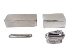 A small group of smoking related items.