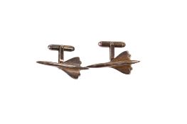 A pair of Links of London silver swivel cufflinks.