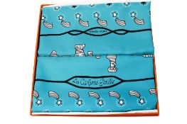 A Hermes Bandana 100% silk twill scarf, 'Les Canyons Etoiles'.