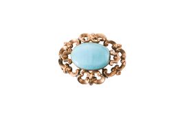 A 19th century yellow metal jewellery piece.