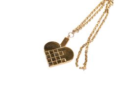 A Georg Jensen gold plated Christmas tree decoration.