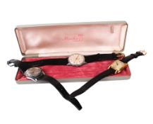 Three gentleman's wristwatches.